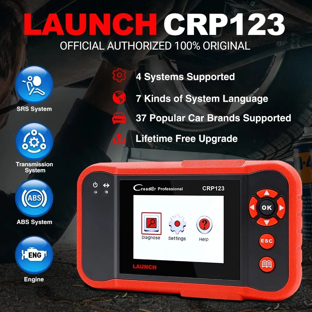Equipo de diagnóstico del automóvil con detector de fallas CRP123
