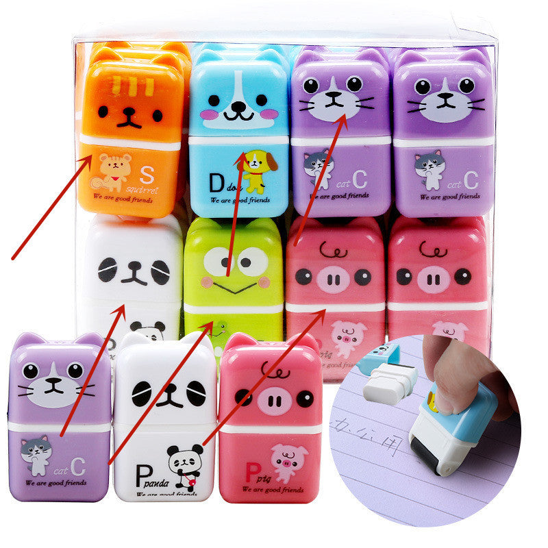 Animal mignon Anti-pelliculaire pour enfants de l'école primaire, créatif