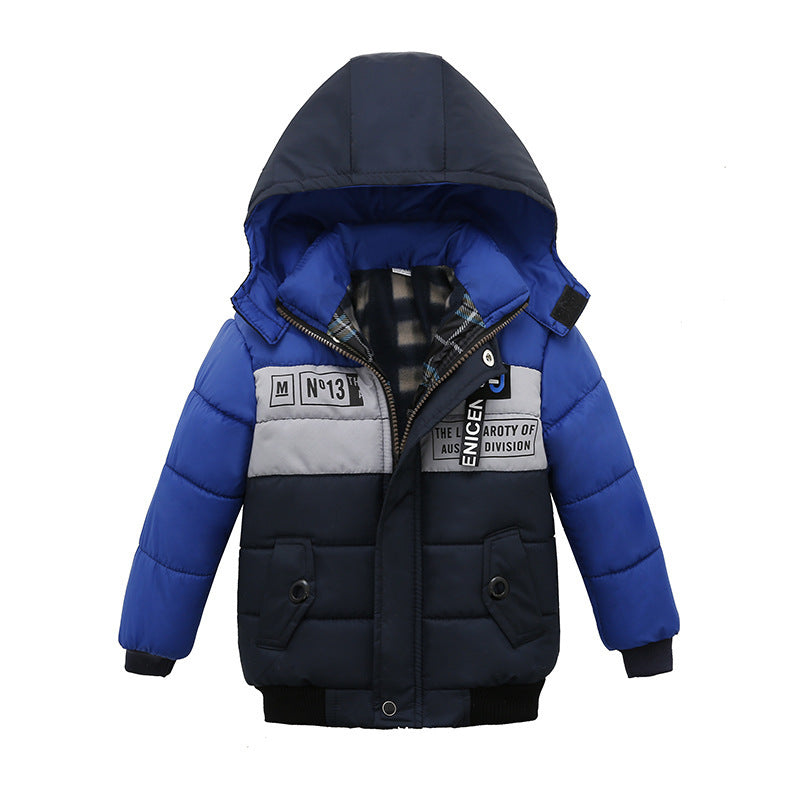 Vestes matelassées en coton pour garçons de petite et moyenne taille