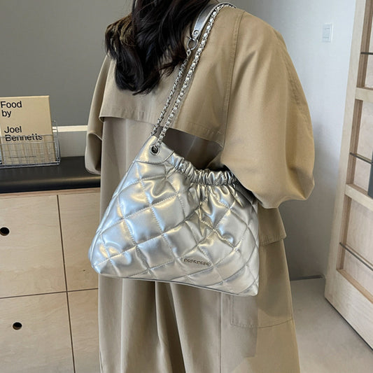 Women's Diamond Chain Bag Large Capacity
