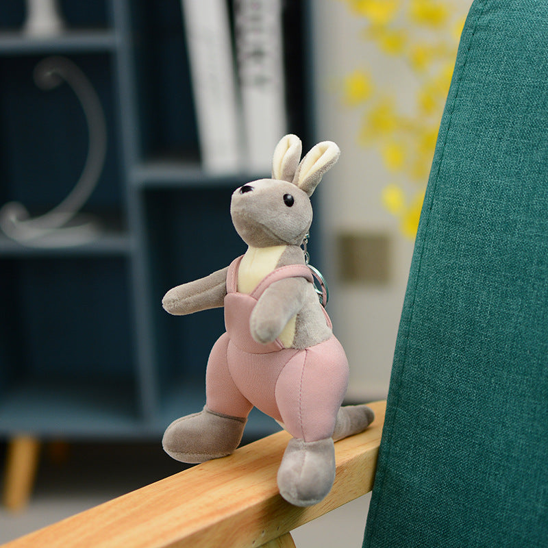 Cartoon Cute Strap Kangaroo Plush Pendant Little Doll