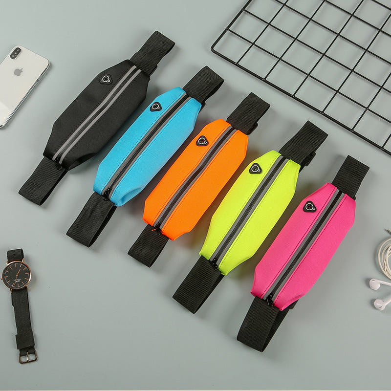 Cinturones invisibles para correr para hombres y mujeres, equipo de Fitness, bolso pequeño impermeable fino