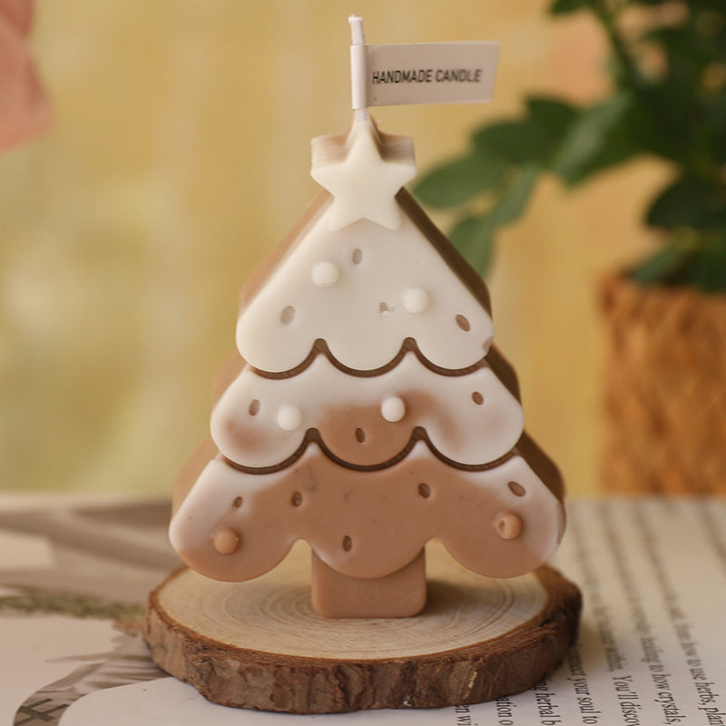 Moules en Silicone pour arbre de noël, pour bricolage, décoration d'ambiance créative, bougies parfumées faites à la main