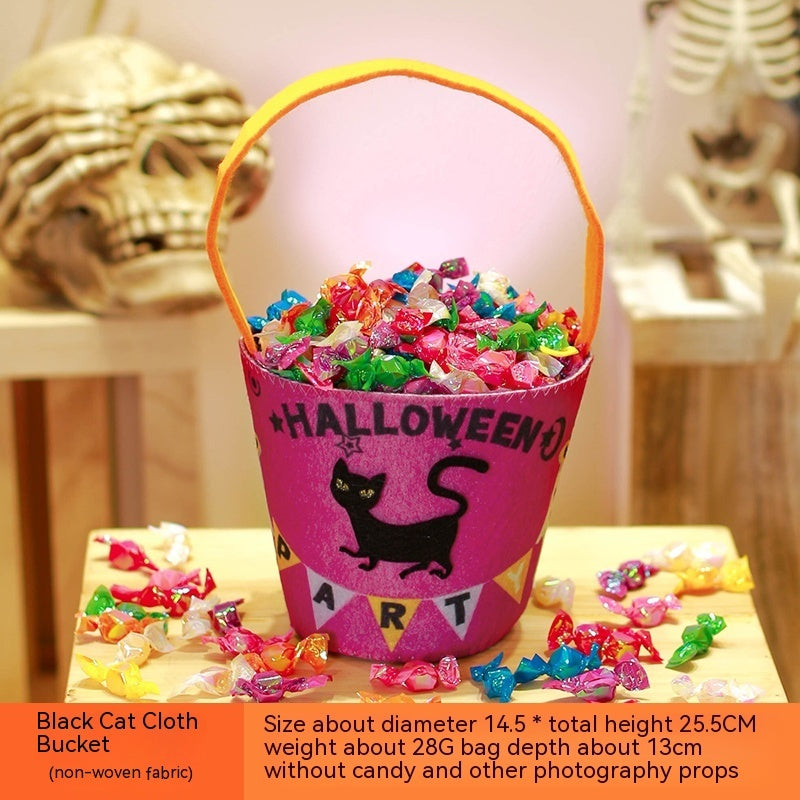 Halloween Pumpkin Bag Portable Children Props