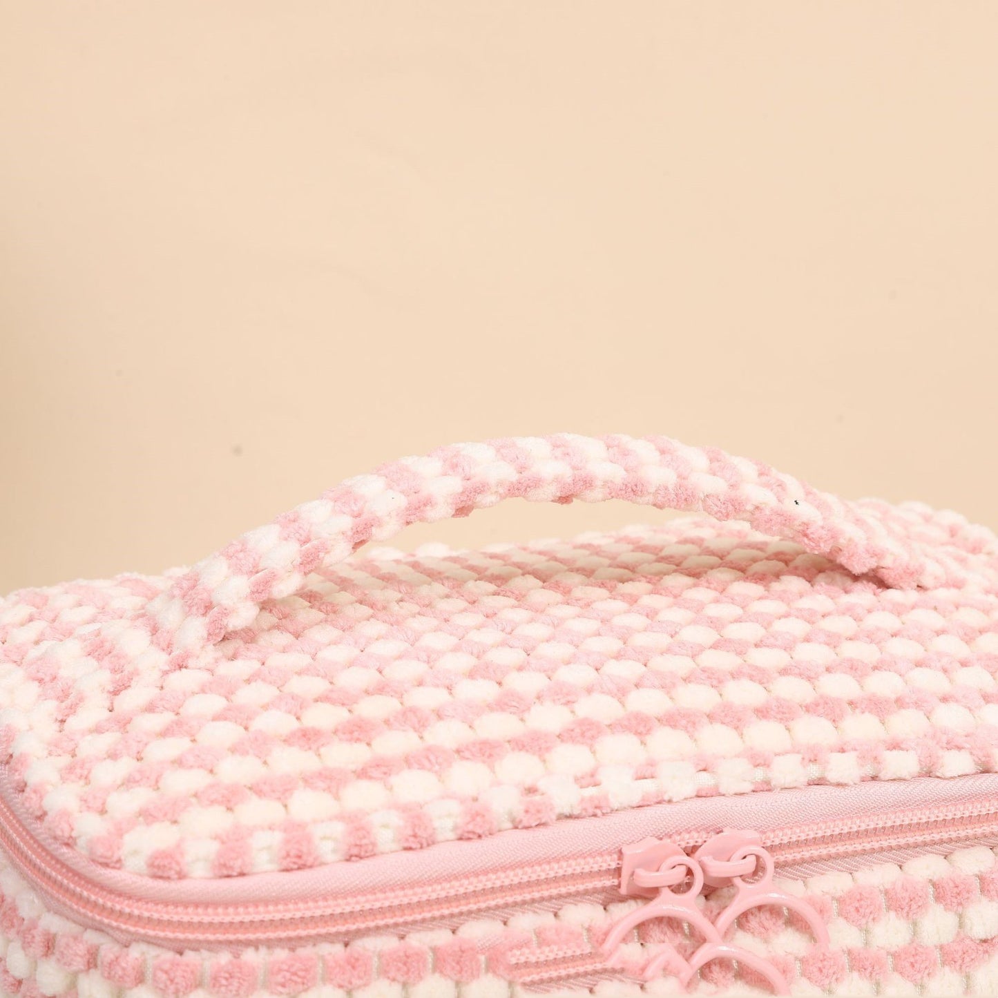 Portable Makeup Tool Storage Bag Contrast Color