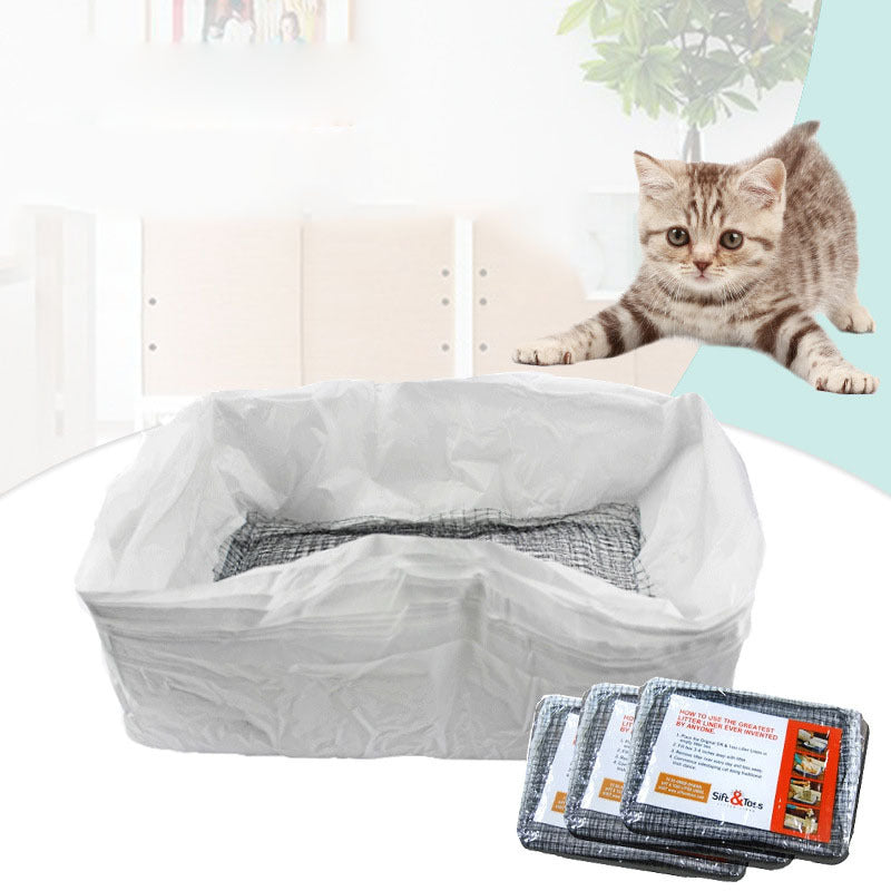 Sac à litière en plastique pour chat, produits pour animaux de compagnie