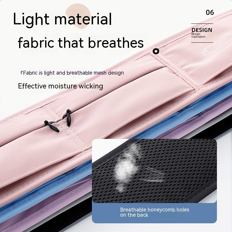 Bolso multifuncional invisible de la cintura del bolso del teléfono móvil que corre