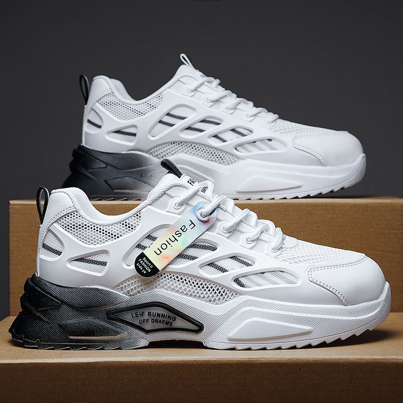 Nuevos zapatos de malla transpirables para hombres