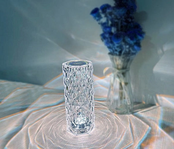 Rose Light And Shadow USB Charging Crystal Night Light