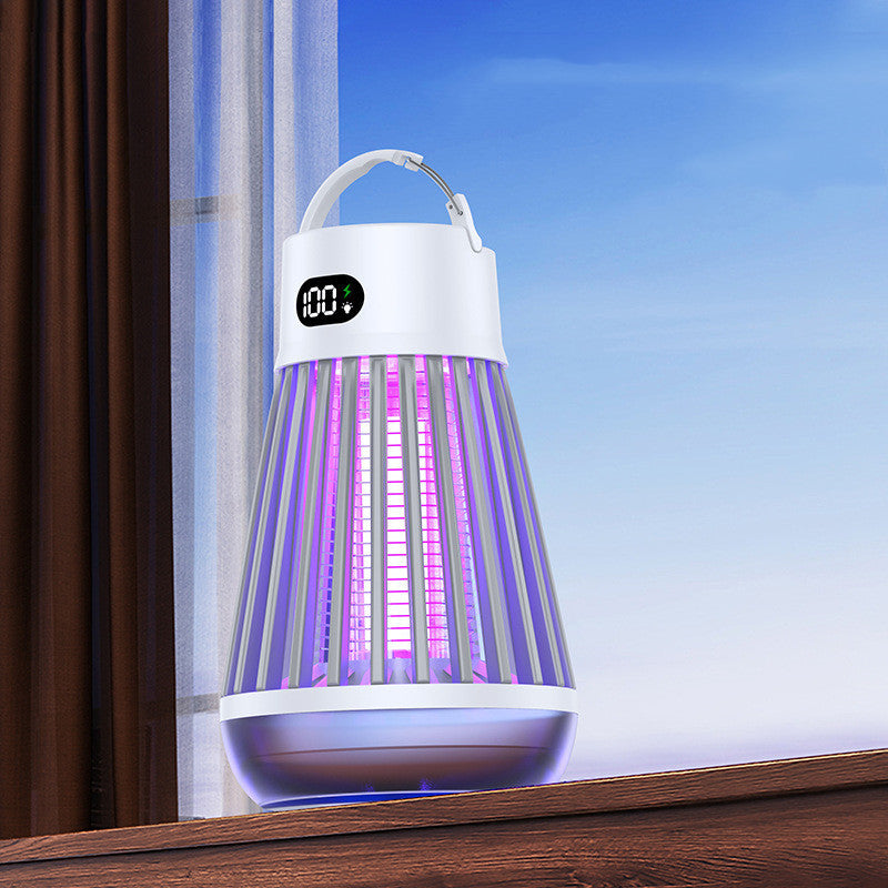 Lampe anti-moustique à affichage numérique, piège à moustiques à choc électrique, piège répulsif à insectes sans rayonnement pour chambre à coucher, Gadgets d'été en plein air