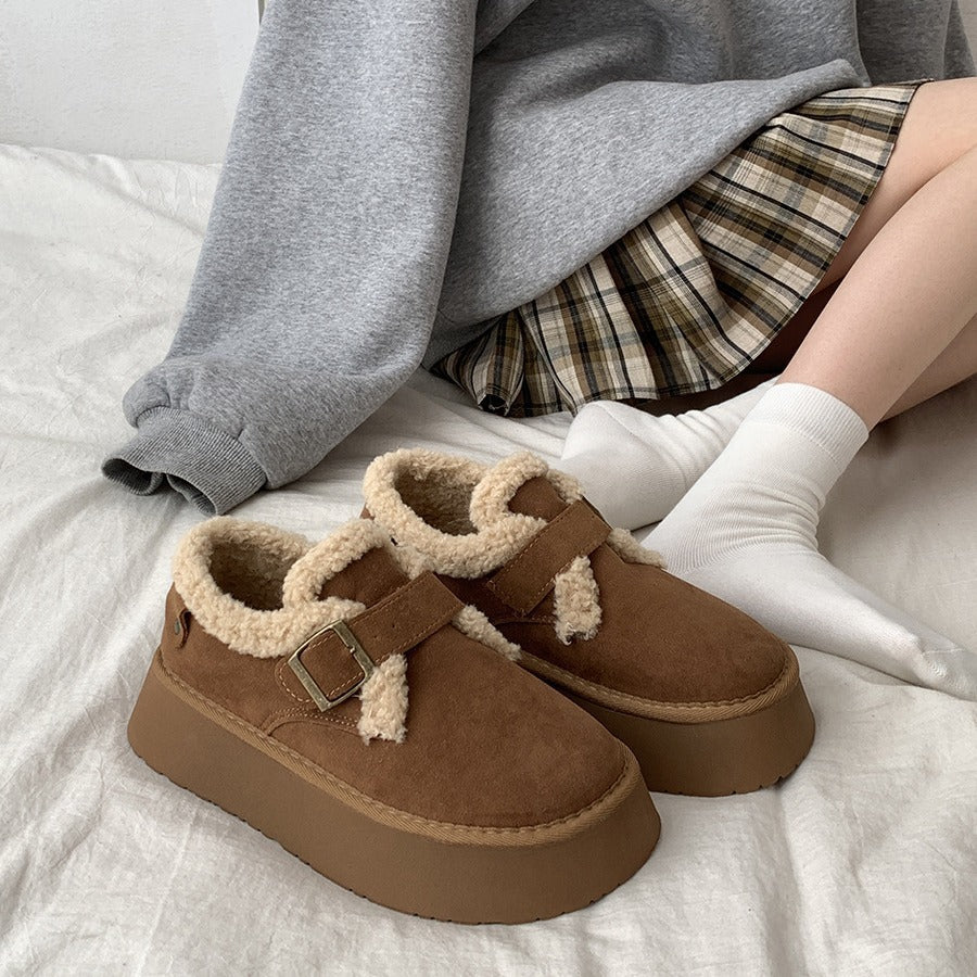 Non-slip Warm Raise The Bottom Snow Boots