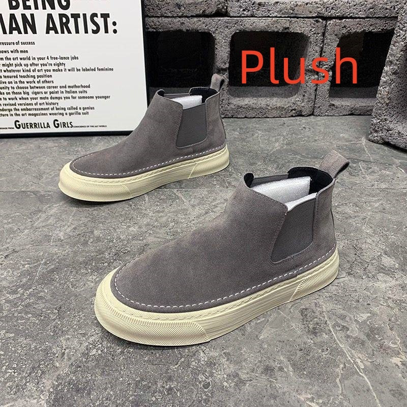 Botas Chelsea Martin informales de caña alta para hombre