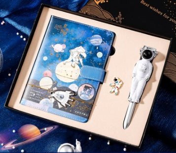 Página Para Colorear Galaxy Dream Cuaderno Lindo Astronauta De Dibujos Animados