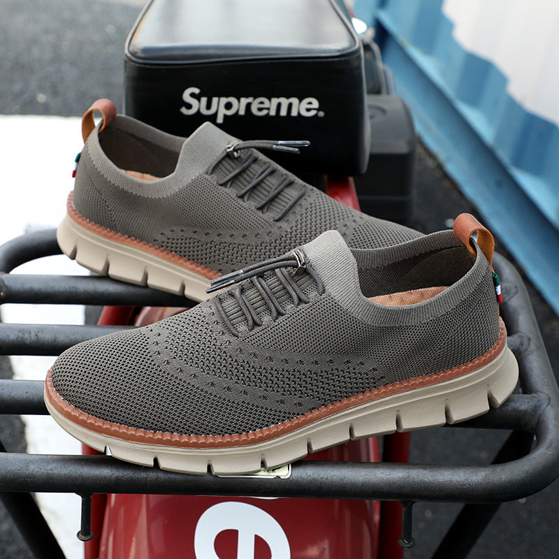 Chaussures d'été pour nouveau papa, style britannique