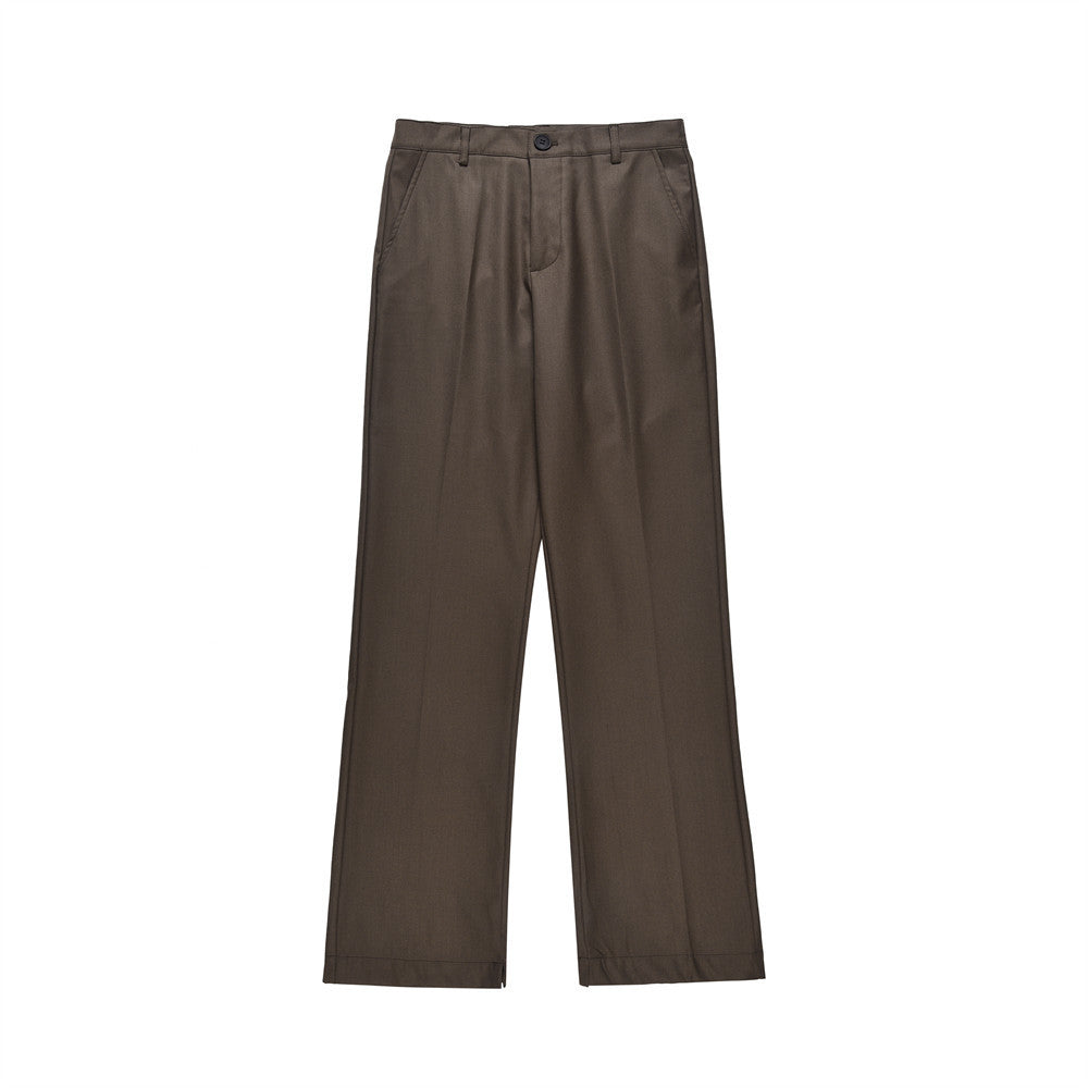 Draped Casual Pants Men's Solid Color Simple