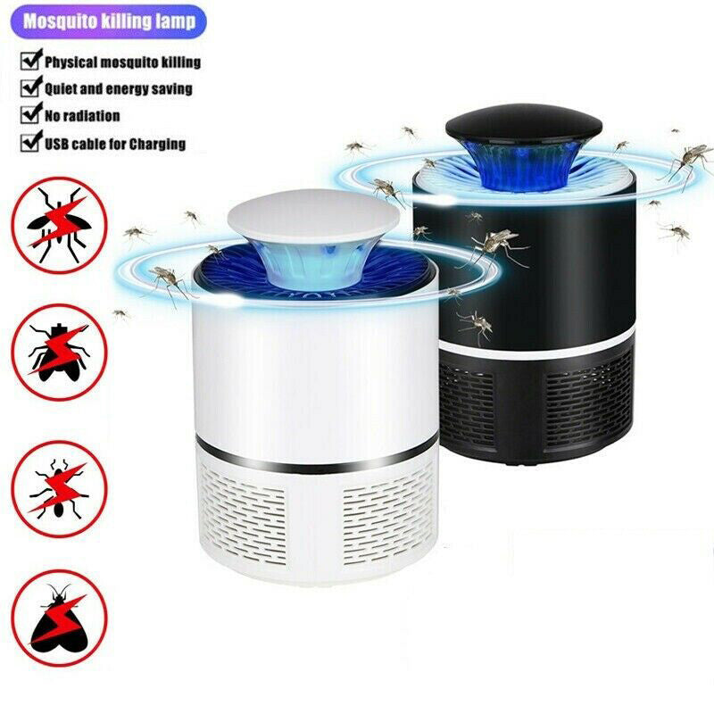 Lampe électrique anti-moustique UV, piège à insectes volants d'intérieur et d'extérieur, USB