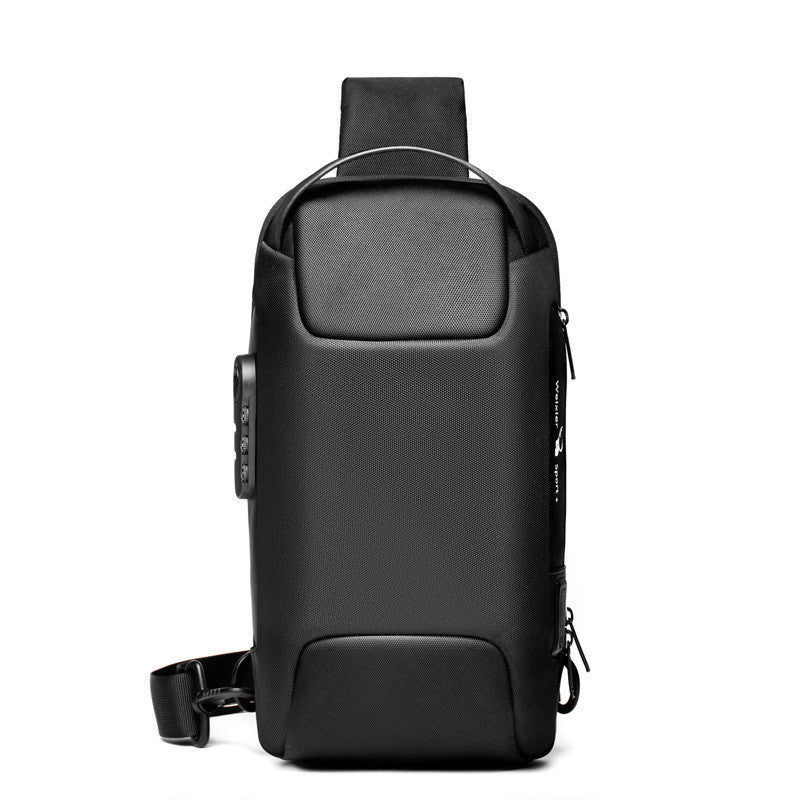 Sac de poitrine pour hommes, sac à bandoulière pour hommes d'affaires