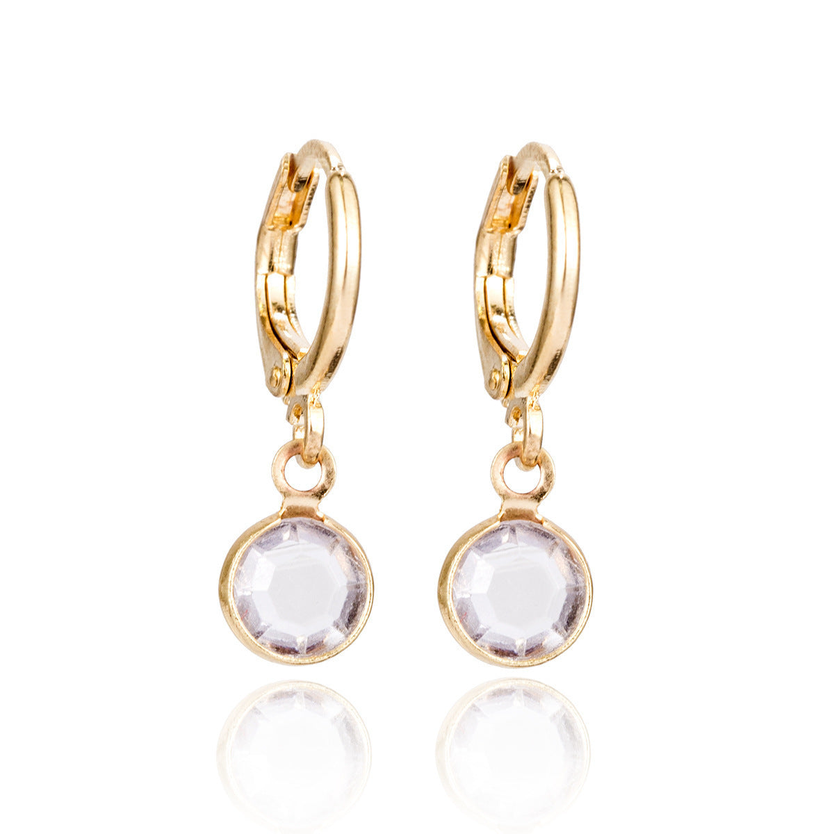 Mini Shell Rose Star Earrings