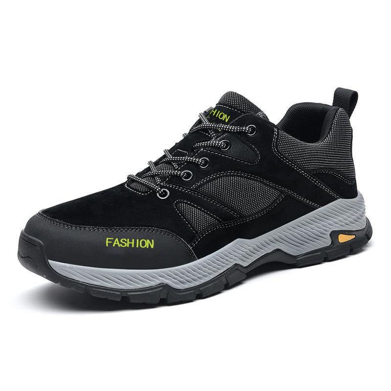 Zapatillas de deporte con cordones para hombres Casual transpirable al aire libre senderismo correr zapatos deportivos