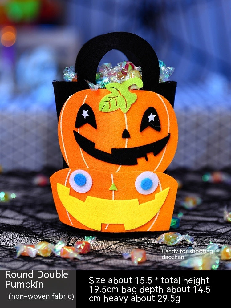 Halloween Pumpkin Bag Portable Children Props