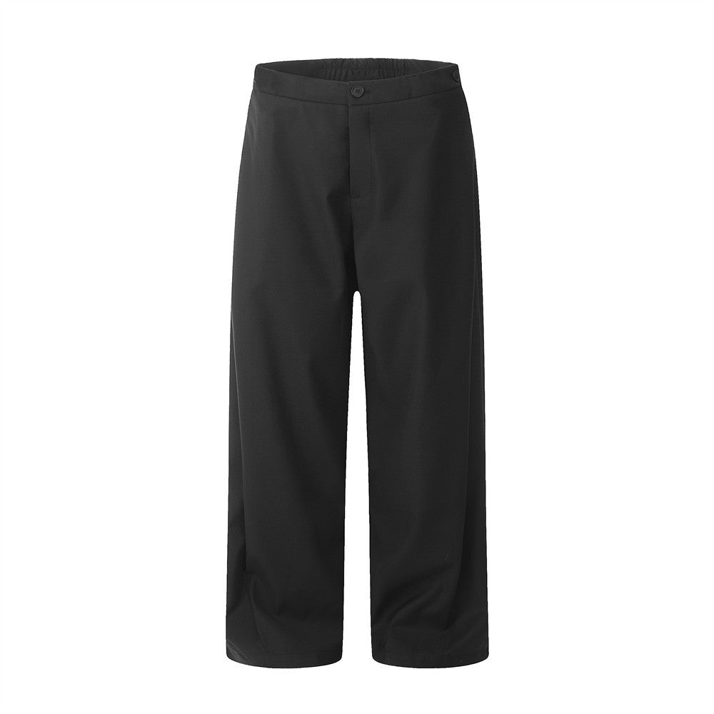Men's Loose Straight Wide Leg Mop Trousers