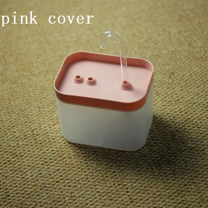 Fontaine d'eau automatique pour chat, filtre automatique USB, bol d'abreuvoir électrique muet pour chat, 1,5 l, abreuvoir filtrant en recirculation pour chats, distributeur d'eau pour animaux de compagnie