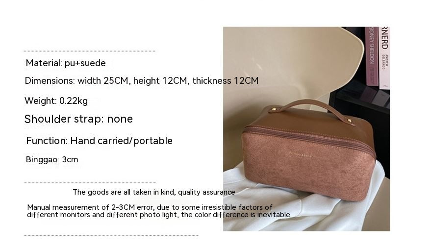 Bolso de mano de gamuza portátil de gran capacidad de Minority Design