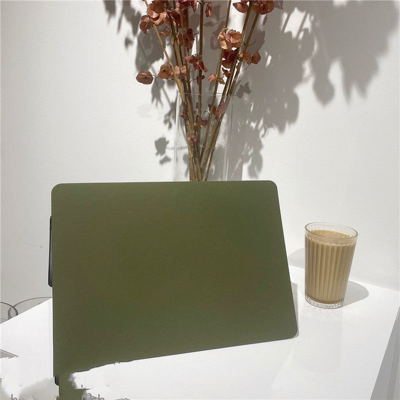 Carcasa protectora para MacBook Notebook Quicksand verde militar