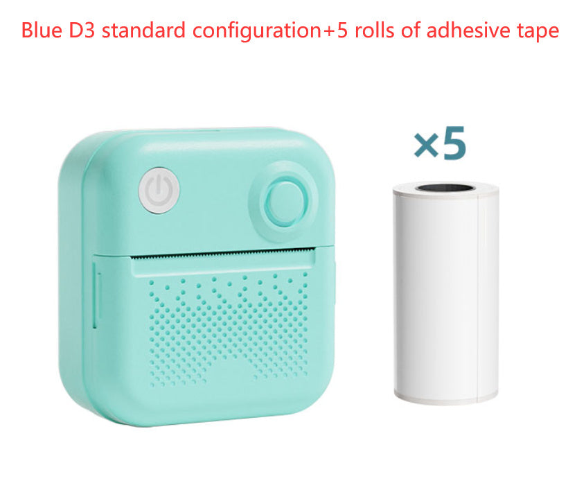 Mini impresora de etiquetas Impresora portátil de bolsillo para estudiantes