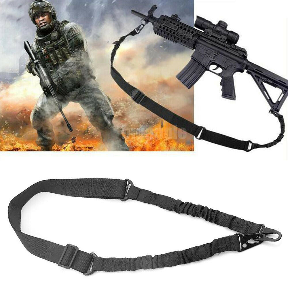 Sangle d'épaule pour fusil tactique, crochet à 2 points, une seule sangle pour la chasse