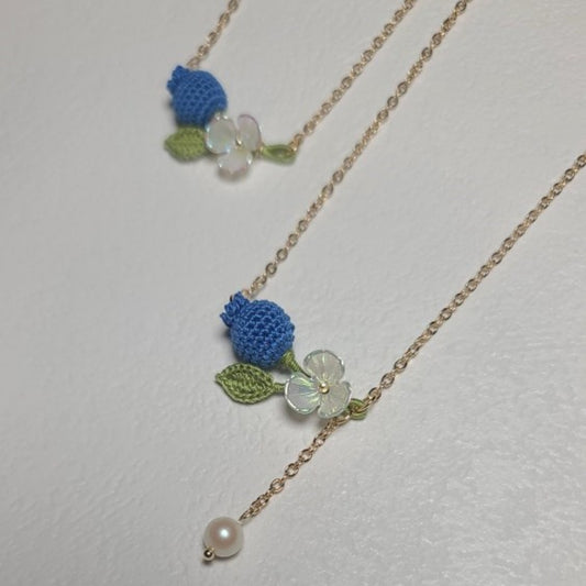 Micro Gancho Collar De Arándanos Gancho De Mano