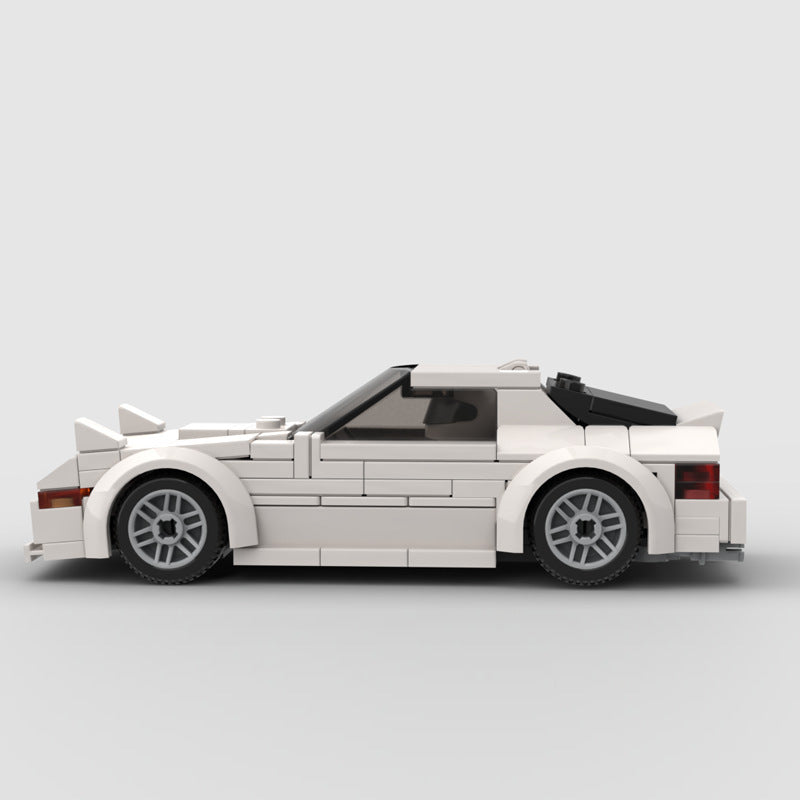 Blocs de construction de modèle de course de voiture de jouet pour enfants compatibles avec le Puzzle de petites particules bricolage