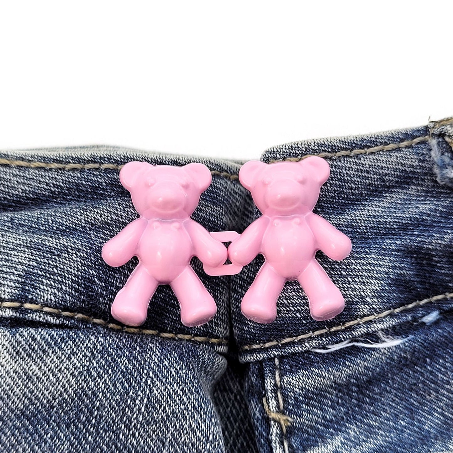 Broche ours mignon, Clip de taille, fermeture à pression en métal, épingles pour pantalons, bouton détachable, boucle sans couture, jean, réduire la taille, serrer la broche