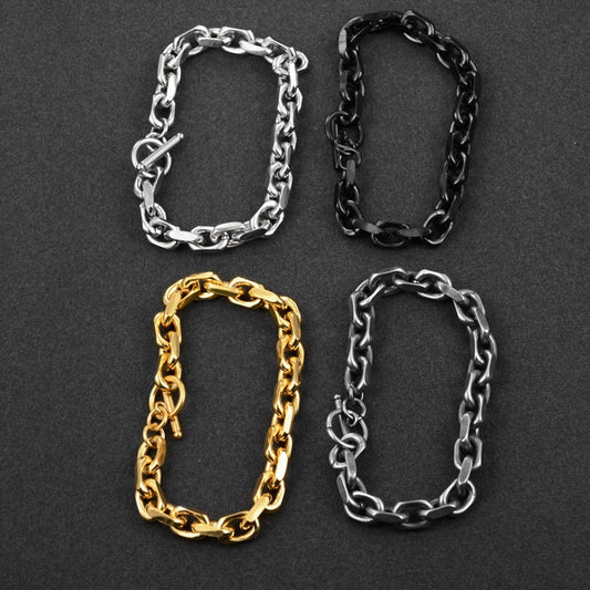 Personalized Fashion Accessories Titanium Steel Round Bracelet