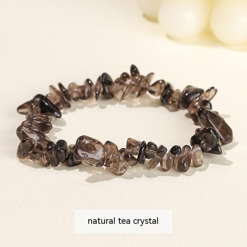 Natural Crystal Gravel Agate Aventurine Irregular Bracelet