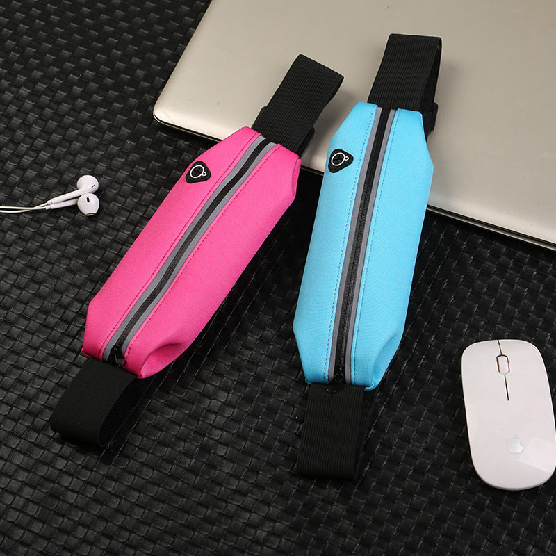 Cinturones invisibles para correr para hombres y mujeres, equipo de Fitness, bolso pequeño impermeable fino