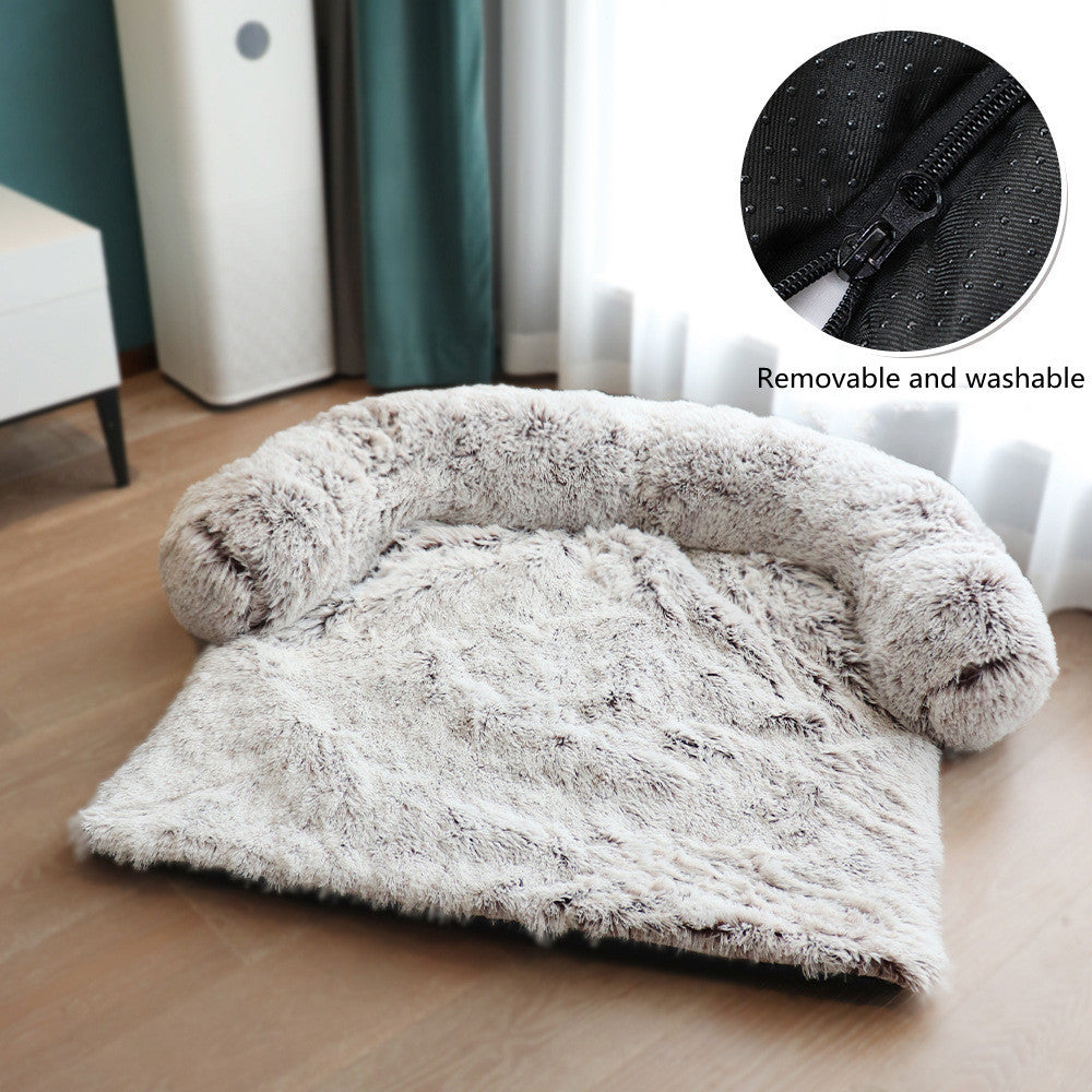 Tapis amovible pour chien, canapé, lit pour chien, couverture douce, coussin lavable pour la maison, tapis chaud pour lit de chat, protection de sol de voiture