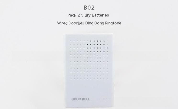 Accesorios de control de acceso de timbre Dingdong montados en batería con timbre con cable