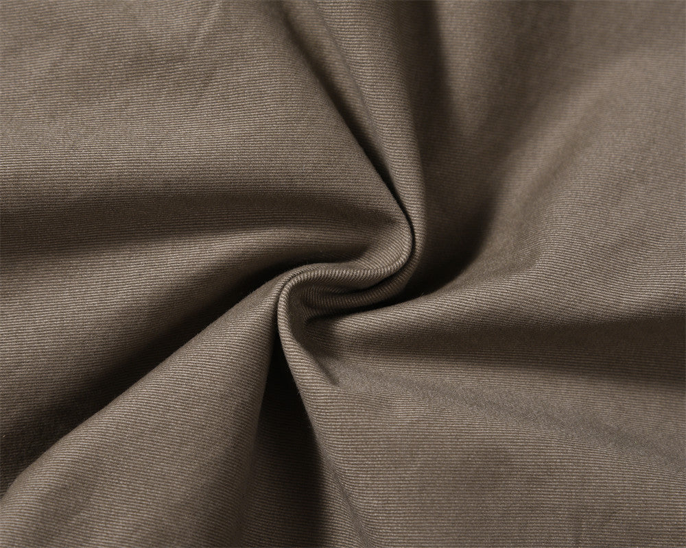 Men's Fashionable Pleated Design Irregular Niche Personality Straight Pants