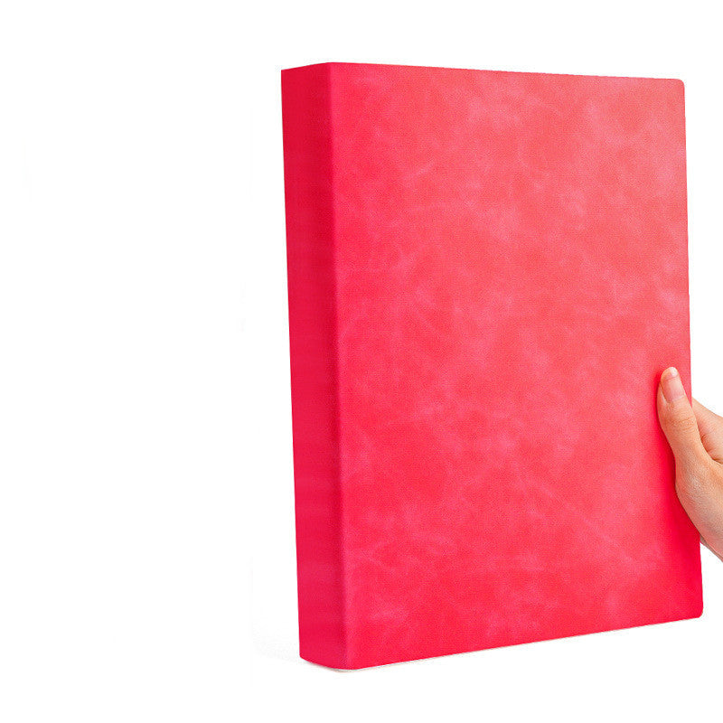 Notebook Thickened Notepad Soft Leather Blank