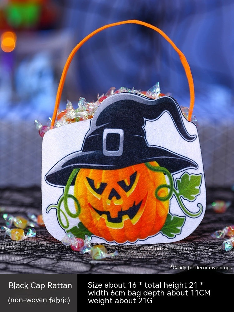 Halloween Pumpkin Bag Portable Children Props