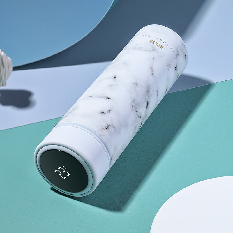 Taza inteligente de botella de agua con aislamiento de pantalla de temperatura LCD Digital