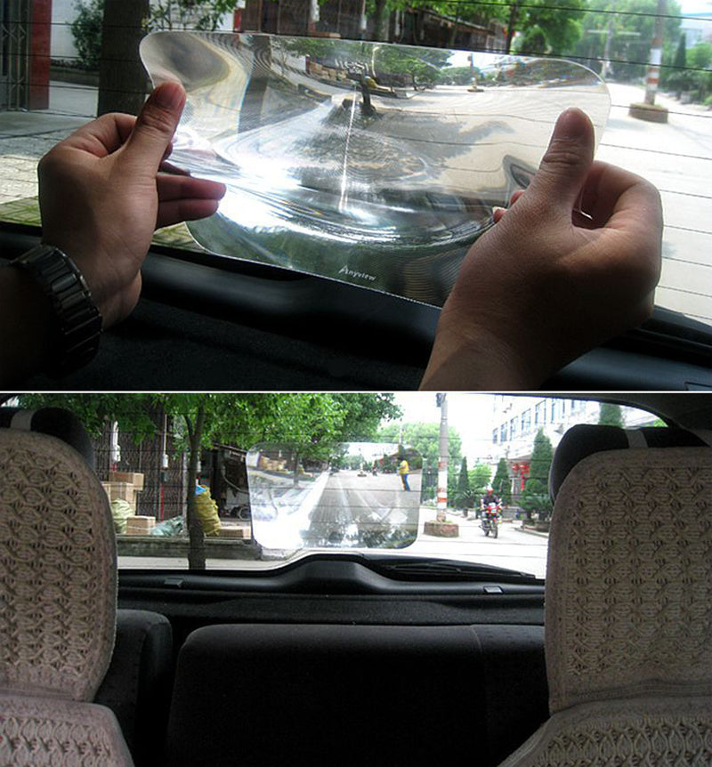 Etiqueta engomada del estacionamiento del automóvil de la lente pegatinas transparentes del coche de gran angular pegatina de marcha atrás del coche