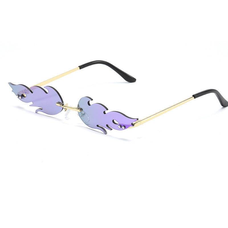 Gafas de sol metalizadas llamas