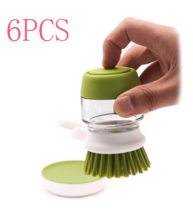 Brosse à vaisselle et à laver les casseroles avec savon liquide pour la vaisselle