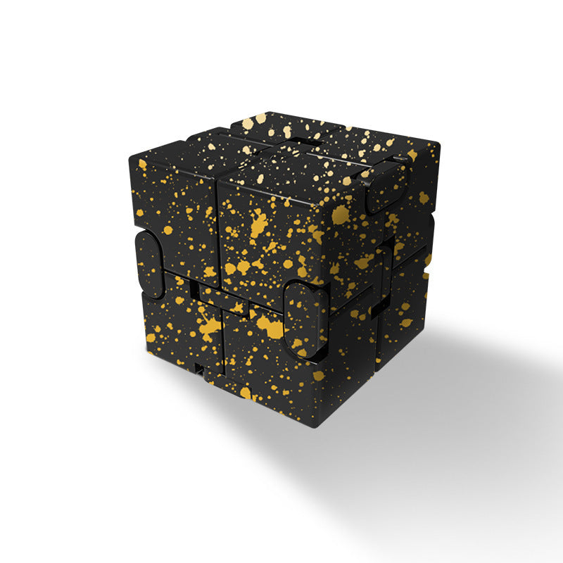 Jouet anti-Stress Cube infini en métal de qualité supérieure, décompresse Portable, jouets relaxants pour enfants et adultes