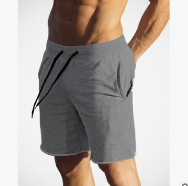 Short d'entraînement en coton pour hommes