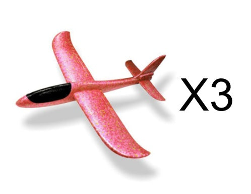 Lanzamiento manual de avión de espuma voladora