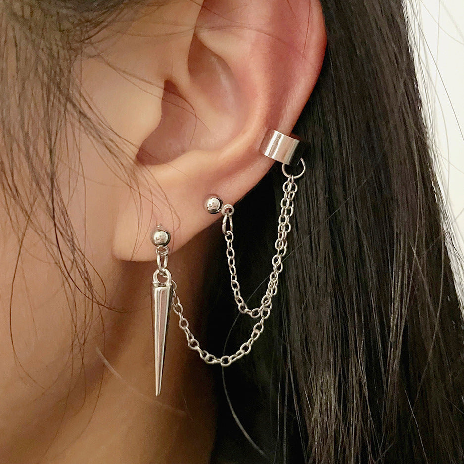 Ensemble créatif simple de cinq clips d'oreille non percés