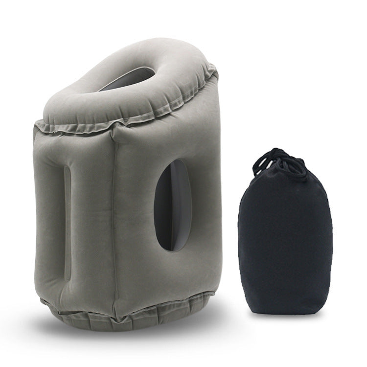 Sleeping inflatable pillow office travel nap airplane pillow